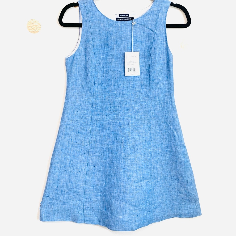 ✧⋆Island Company✧ Sugar Shift 100% Linen Dress